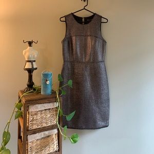 Banana Republic Black Metallic Dress